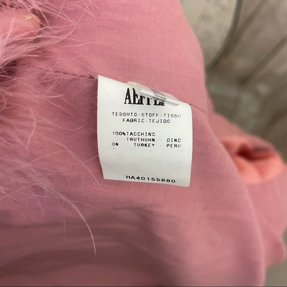 Moschino Cheap and Chic Pink Feather Jacket - Picture 10 of 14